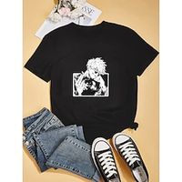 T-shirt Print Graphic T-shirt For Women's Adults' Hot Stamping 100% Polyester Casual Daily miniinthebox