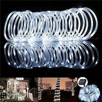 1 Roll LED Outdoor Solar Rope String Lights, 8 Modes LED Fairy Light, Waterproof Tube Lamp, For Garden Wedding Patio Decor Christmas Decorations Lightinthebox - thumbnail