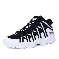 Men Wear Resistant Shock Absorption Basketball Shoes Sport Casual Sneakers
