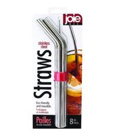 Joie Stainless Steel Straws 8 pieces