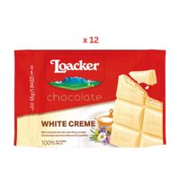Loacker Chocolate White Bar 12X55G