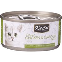 Kit Cat Tin Chicken & Seafood Toppers 80 g