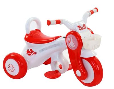 Megastar Ride On Sparkle N Shine Mini 3 Wheels Electric 6 V Bike For Kids - Red