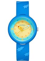 Astro Kids Japan PC21 Movement Watch, Analog Display and Silicon Strap - A23811-PPNY, D.Blue - thumbnail