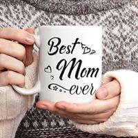 1pc Funny Mom Birthday Gifts - Best Mom Ever Novelty Mother's Day Gift Ideas from Daughter or Son Unique Christmas gifts Mug for Mom 11 oz Love Mom Mug Lightinthebox