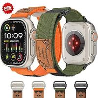 Sport Loop Compatible with Apple Watch band 38mm 40mm 41mm 42mm 44mm 45mm 49mm Adjustable Breathable Nylon Strap Replacement Wristband for iwatch Series Ultra 8 7 SE 6 5 4 3 2 1 miniinthebox - thumbnail