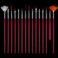 15Pcs Nail Art Brushes Set