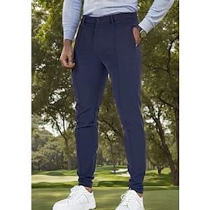 Men's Golf Pants Golf Joggers Breathable Moisture Wicking Soft Golf Apparel Golf Clothes Side Pockets Solid Color Spring Autumn Tennis Golf Pickleball Lightinthebox