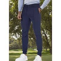 Men's Golf Pants Golf Joggers Breathable Moisture Wicking Soft Golf Apparel Golf Clothes Side Pockets Solid Color Spring Autumn Tennis Golf Pickleball Lightinthebox - thumbnail