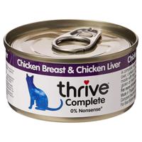 Thrive Complete Cat Chicken & Liver Wet Food 75g