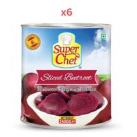 Super Chef Slice Beetroot 2500Gm (Pack Of 6)