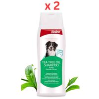 Bioline Dog Shampoo with Tea Tree Oil 250ML (UAE Delivery Only) (Pack of 2)