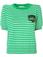 Yves Saint Laurent Pre-Owned knitted striped top - Green - thumbnail