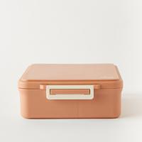 Citron Solid Sectioned Lunch Box with Click Lock Lid