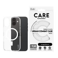 CARE by PanzerGlass Flagship Case Transparent Urban Combat White MagSafe for iPhone 16