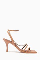 Straps Chain Sandal in Leather - thumbnail