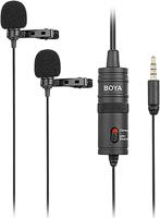 Boya BY-M1DM Dual Omni-directional Lavalier Mic, B07DM1FFQD