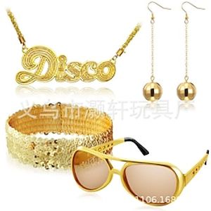 Vintage 1960s Hippie 1970s Headpiece Necklace Earrings Sunglasses Necklace  Earrings Hippie Women's Girls' Cosplay Costume Halloween Carnival Party  Evening Masquerade More Accessories Lightinthebox