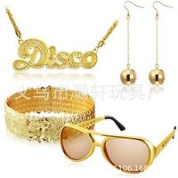 Vintage 1960s Hippie 1970s Headpiece Necklace Earrings Sunglasses Necklace  Earrings Hippie Women's Girls' Cosplay Costume Halloween Carnival Party  Evening Masquerade More Accessories Lightinthebox - thumbnail