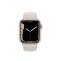 Apple iWatch Series S7 | Smart Watch | Bluetooth | 45mm GPS | Starlight Aluminium Case | Starlight Sport Band