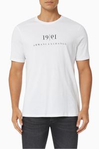 Logo Print T-shirt in Cotton Jersey