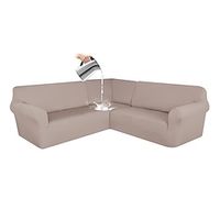 Corner Sectional Couch Covers L-Shaped Sofa Slipcover Set Super Soft Jacquard Stretch U Shaped Sectional Cover for Dogs Water Repellent Non-Slip L Shape Furniture Protector Lightinthebox - thumbnail