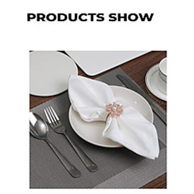 Napkin Ring Diamond Napkin Ring for Wedding, Thanksgiving Day, Family Gatherings, Birthday and Dinner Party miniinthebox