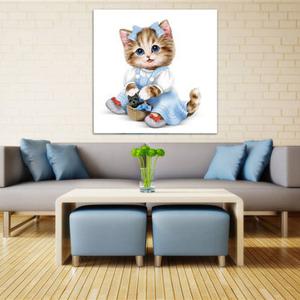 35x35cm 5D Cartoon Cat Diamond DIY Painting Cross Stitch