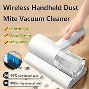 UV Vacuum Cleaner for Bed Mites and Odor Removal - Small Household Charging Bed Mite Removal Instrument with Suction of Hair - Cleaning Supplies Lightinthebox