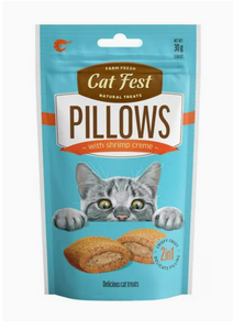 Cat Fest Pillows with shrimp creme Treats For Cats 30G (UAE Delivery Only)