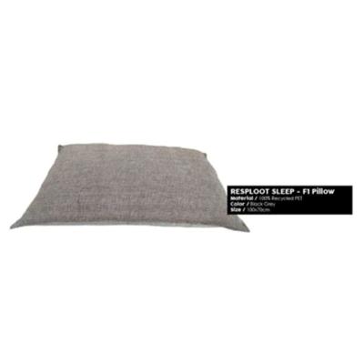 51 Degrees North Resploot F1 Pillow for Dogs - Black Grey, 100X70CM