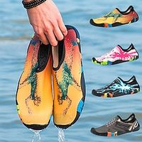 Men's Women's Water Shoes Aqua Socks Barefoot Slip on Breathable Lightweight Quick Dry Swim Shoes for Yoga Swimming Surfing Beach Aqua Pool Lightinthebox - thumbnail