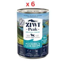 Ziwi Peak Wet Mackerel & Lamb Recipe For Dog 390gm Pack Of 6