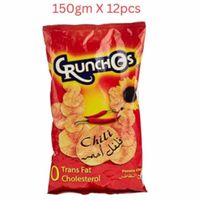 Crunchos Chilli Natural Potatoes 12x150gm