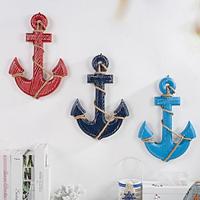 Wall Decoration Wall Hanging Retro Old Iron Anchor Mediterranean Style Wooden Anchor Ornaments Bar Restaurant Lightinthebox