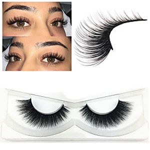 Eyelash Extensions 1 pcs Handmade Adorable Best Quality Extended Lifted lashes Volumized Animal wool eyelash Christmas Wedding Halloween Full Strip Lashes Natural Long - Makeup Daily Makeup Halloween miniinthebox