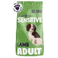 Burgess Sensitive Adult Lamb Dry Dog Food - 12.5KG