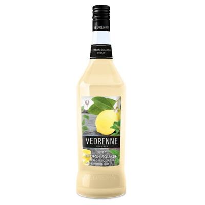 Vedrenne Syrup Lemon Squash 1Ltr