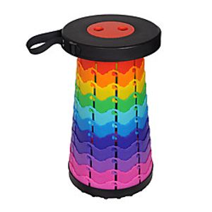 Camping Stool Portable Durable Collapsible for Camping  Hiking Hunting Fishing Climbing Spring Summer Colorful—Purple Colorful—Lake Blue Colorful-black Colorful-red Lightinthebox