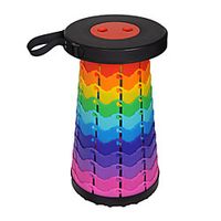 Camping Stool Portable Durable Collapsible for Camping  Hiking Hunting Fishing Climbing Spring Summer Colorful—Purple Colorful—Lake Blue Colorful-black Colorful-red Lightinthebox - thumbnail