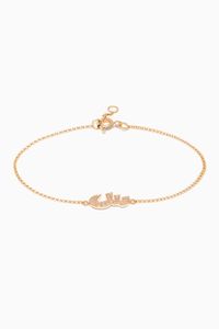 Yellow-Gold Letter S Bracelet