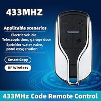 Garage Door Remote Control 433MHz 4 Keys Copy Universal Remote Control Cloning electric gate Remote Controller Duplicator Key Lightinthebox - thumbnail