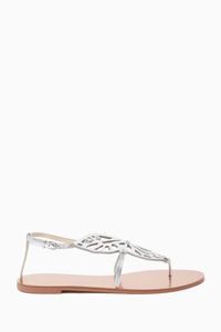 Butterfly Sandals in Mirror Leather