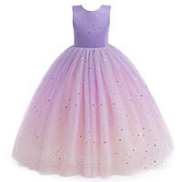 Flower Girls Tulle Dress Bridesmaid Sparkle Wedding Pageant Dresses Princess Birthday Party Lightinthebox