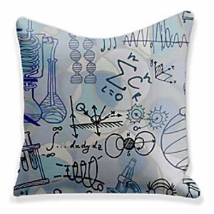 Double Side 1 Pc Cushion Cover  Print 45x45cm Faux Linen for Sofa Bedroom Imagine miniinthebox