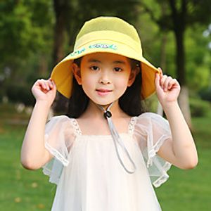 1pcs Kids  Toddler Unisex Cut Out  Sweet Birthday  Casual  Daily Wear Cartoon  Letter Embroidered  Stylish  Hole Polyester Hats  Caps Black  Blue  Yellow S Lightinthebox