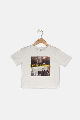 Kids Girls Graphic Top  White