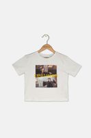Kids Girls Graphic Top  White - thumbnail