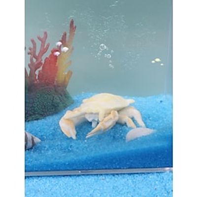 Fish Tank Aquarium Decoration Fish Bowl Ornament White Portable Noiseless Artificial Resin 1 Piece 7#7#1 cm Lightinthebox