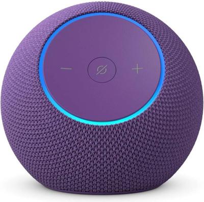 Amazon Echo Dot Max, Alexa speaker with room-filling sound and nearly 3x bass- Amethyst